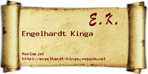 Engelhardt Kinga névjegykártya